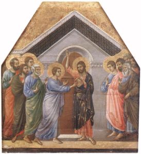 Incredulità di San Tommaso, 1308 di Duccio Di Buoninsegna (1255 ...